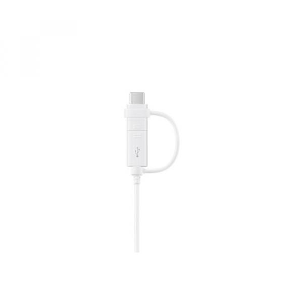 Samsung Combo Cable Micro USB to Type-C) (White)