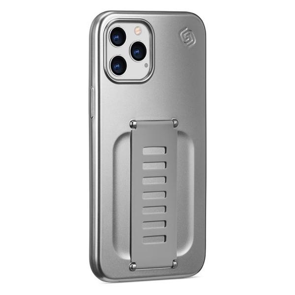 Grip2u SLIM for iPhone 12 Pro Max (Metallic Silver)