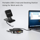 BYEASY 7 in 1 Type C Docking and Stand for Tablet