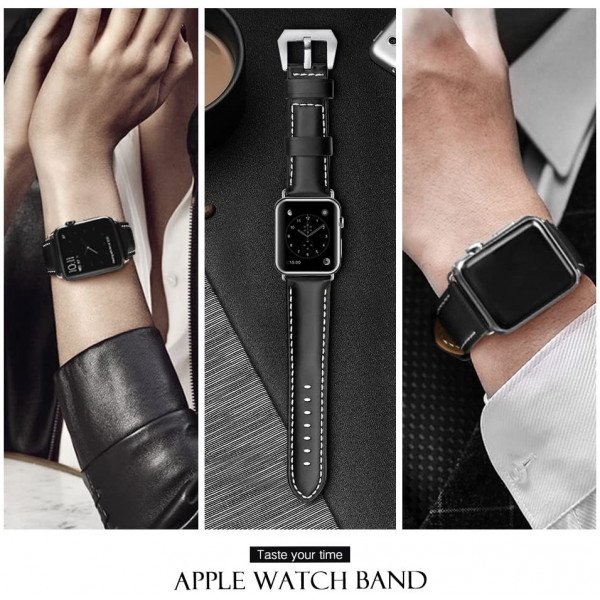 top4cus Genuine Leather iwatch Strap for Apple Watch 42mm