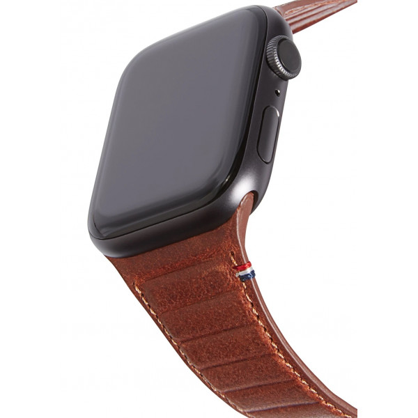 Decoded Traction Leather Magnetic Strap for Apple Watch 42/44mm (Brown)