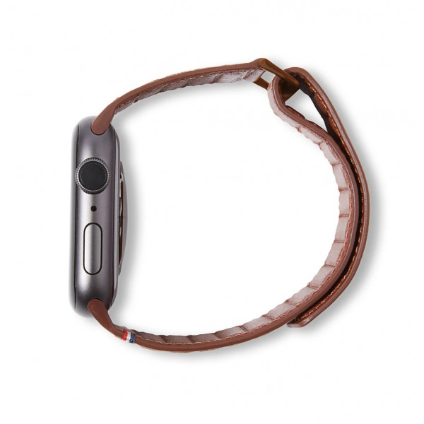 Decoded Traction Leather Magnetic Strap for Apple Watch 42/44mm (Brown)