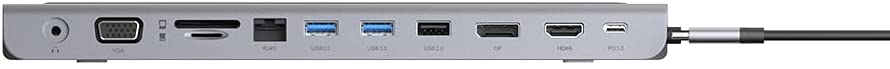 Powerology 11 in1 Multi-Display USB-C Hub &amp; Laptop Stand