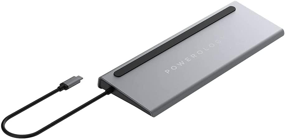 Powerology 11 in1 Multi-Display USB-C Hub &amp; Laptop Stand