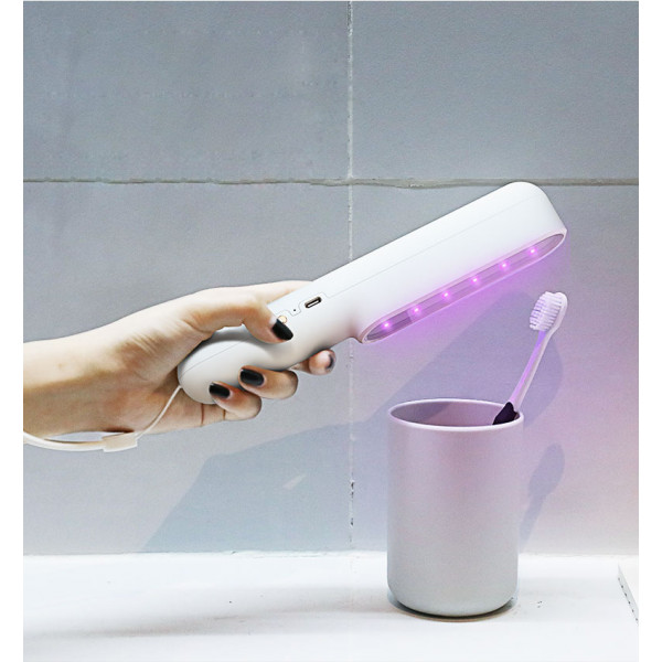 Jeragh Handheld Ultraviolet Disinfection Lamp (Pink)