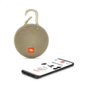 JBL Clip 3 Portable Wireless Speaker (Desert Sand)