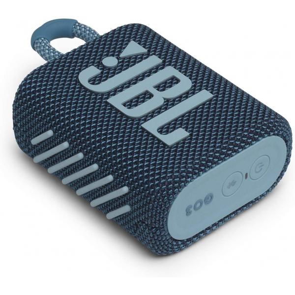 JBL GO 3 Portable Wireless Speaker (Blue)