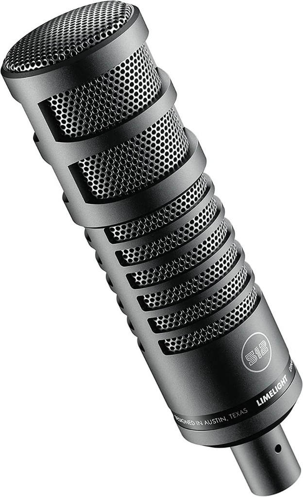512 Audio Dynamic, Hypercardioid, Vocal XLR Microphone For Podcasting, Broadcasting, and Streaming