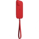 Apple iPhone 12 Pro Max Leather Sleeve with MagSafe (Red)