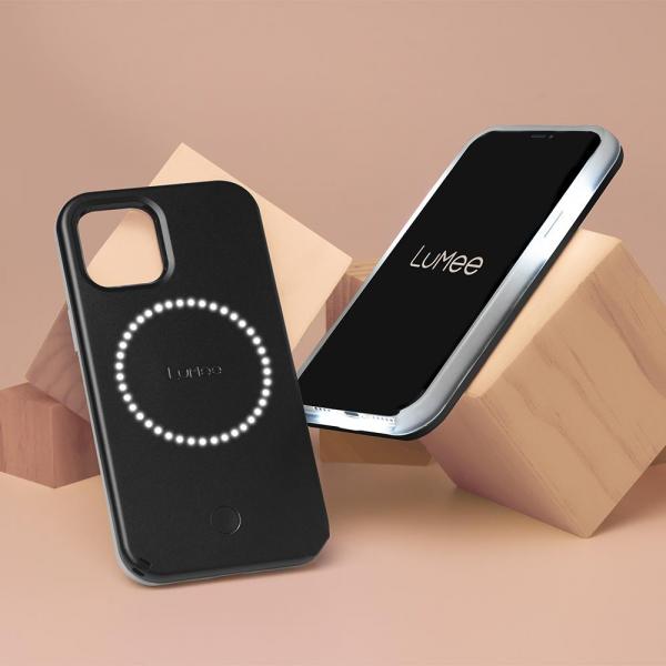 LuMee Halo Case iPhone 12 mini (Matte Black)