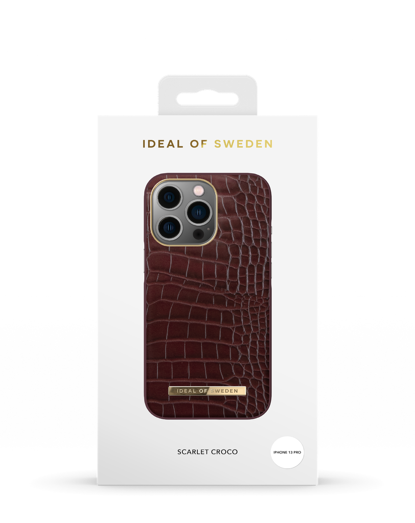 iDeal of Sweden Atelier iPhone 13 Pro (Scarlet Croco)