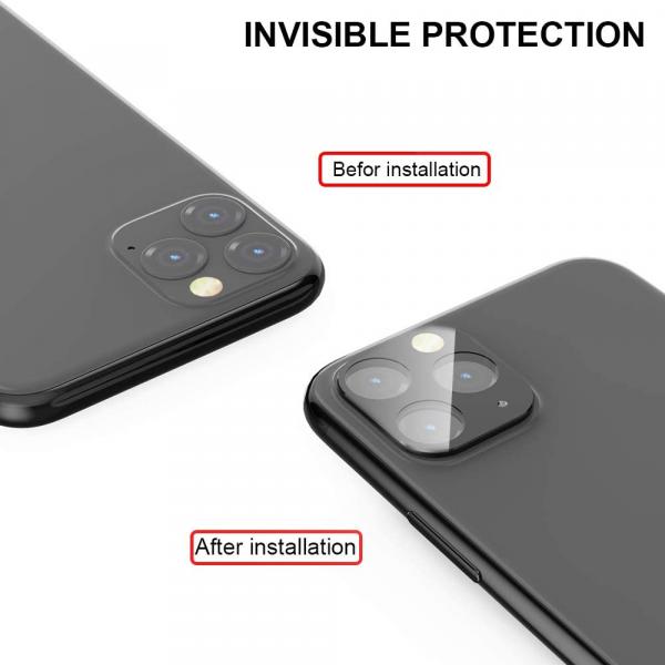 Grip2u Camera Lens Screen Protector for iPhone 12 Pro Max (Black)