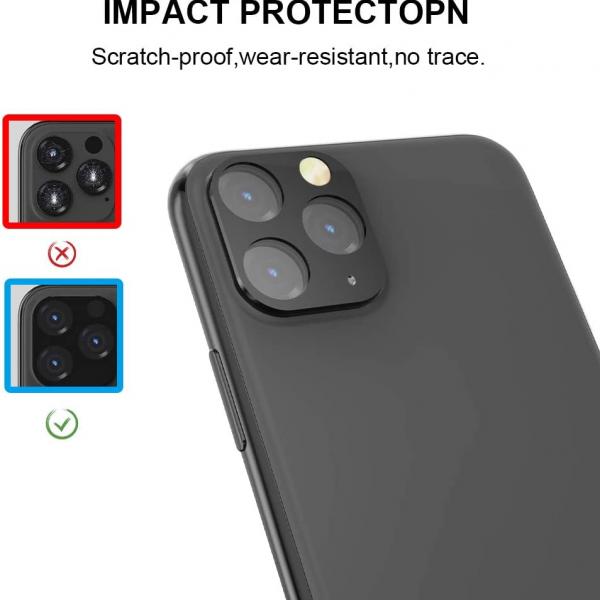 Grip2u Camera Lens Screen Protector for iPhone 12 Pro Max (Black)