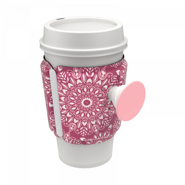 Popsockets PopThirst Cup Sleeve With Swappable Grip (Boysenberry Mandala)