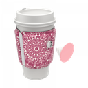 Popsockets PopThirst Cup Sleeve With Swappable Grip (Boysenberry Mandala)