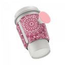 Popsockets PopThirst Cup Sleeve With Swappable Grip (Boysenberry Mandala)