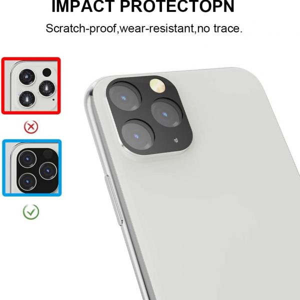 Grip2u Camera Lens Protection for iPhone 11 Pro/iPhone 11 Pro Max (Silver)