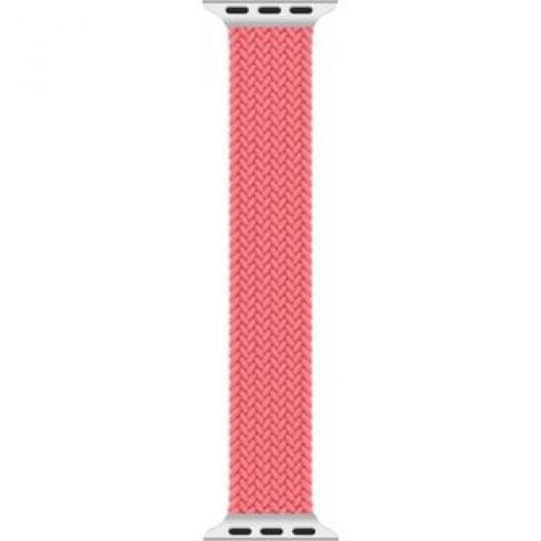 WIWU Braided Solo Loop Watchband For IWatch 42-44MM / M:160MM (Pink)