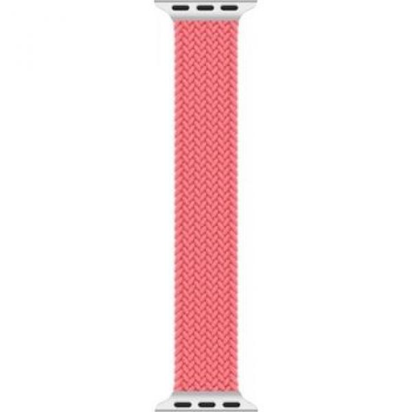 WIWU Braided Solo Loop Watchband For IWatch 42-44MM / M:160MM (Pink)