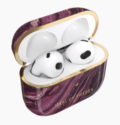 Ideal of Sweden Printed Case for Airpods 3 (Golden Plum)
