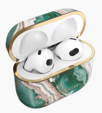 Ideal of Sweden Printed Case for Airpods 3 (Golden Jade Marble)