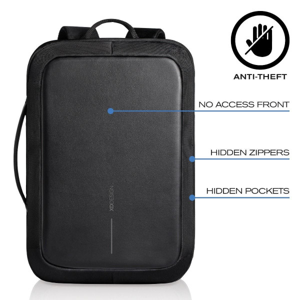 XD-Design Bobby Bizz Anti-Theft Backpack & Briefcase (Black)