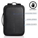 XD-Design Bobby Bizz Anti-Theft Backpack &amp; Briefcase (Black)