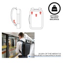 XD-Design Bobby Bizz Anti-Theft Backpack & Briefcase (Black)