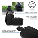 XD-Design Bobby Bizz Anti-Theft Backpack &amp; Briefcase (Black)