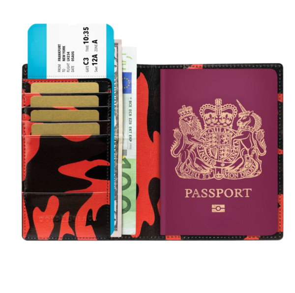 My Square Passport Cover (Unico red)