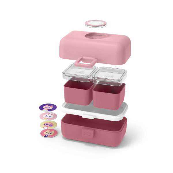 Monbento Tresor Kid's Bento Box (Pink Blush)