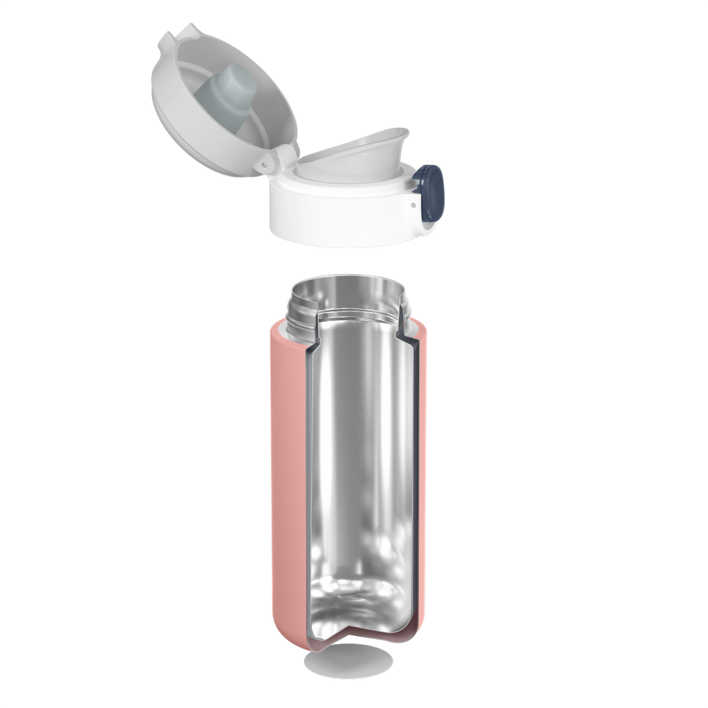 Monbento Pop Compact Insulated Bottle 360ml (Pink Flamingo)