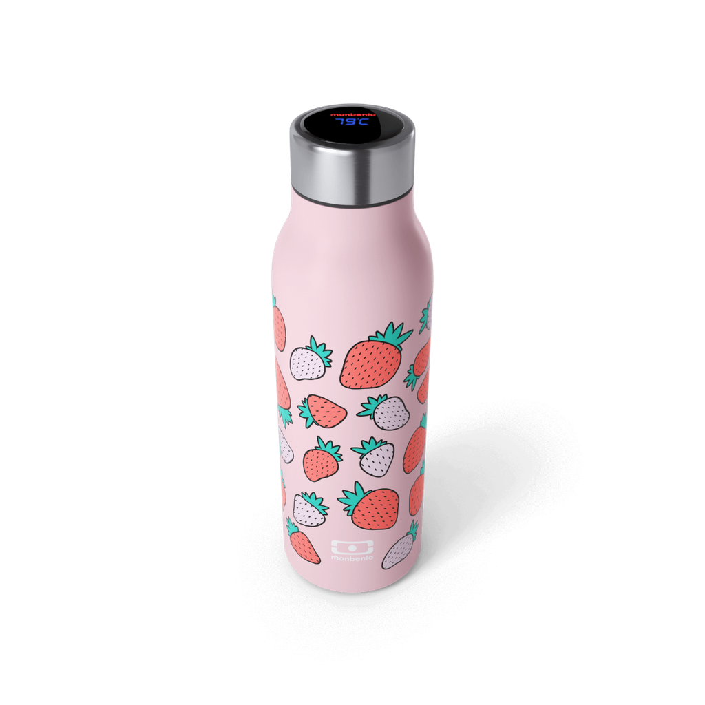 Monbento Genius Smart Insulated Bottle 500ml (Strawberry)