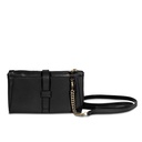 Campo Marzio Bag with Double Compartment and Removable Crossbody Strap (Black)