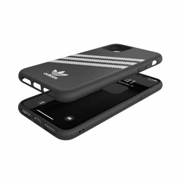 Adidas 3-Stripes Snap Case for iPhone 11 Pro (Black/White)