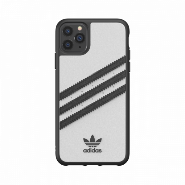 Adidas 3-Stripes Snap Case for iPhone 11 Pro (White/Black)