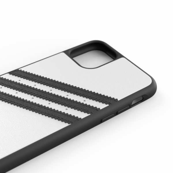 Adidas 3-Stripes Snap Case for iPhone 11 Pro (White/Black)