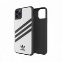 Adidas 3-Stripes Snap Case for iPhone 11 Pro (White/Black)