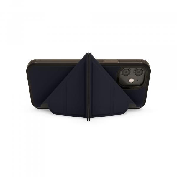 Pipetto Origami Folio for iPhone 12 mini (Dark Blue)