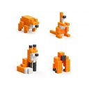 PIXIO Orange Animals - 162 Magnetic Block Set