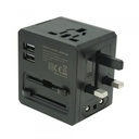 KAVY World Travel Adapter with 2.1A Dual USB