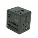 KAVY World Travel Adapter with 2.1A Dual USB