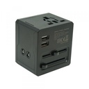 KAVY World Travel Adapter with 2.1A Dual USB