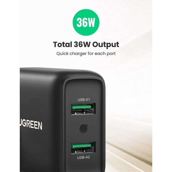 UGREEN USB Charger 36W QC 3.0