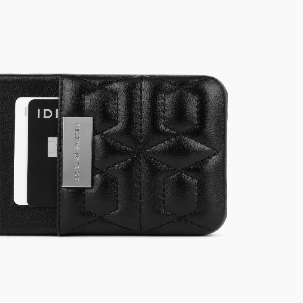 iDeal of Sweden Statement iPhone 13 Pro (Quilted Black-Mini Pocket)