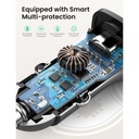 UGREEN Dual Car Charger Aluminum 18W PD (Space Gray)