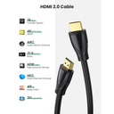 UGREEN 3M HDMI cable 2.0 Version 19+1 full copper