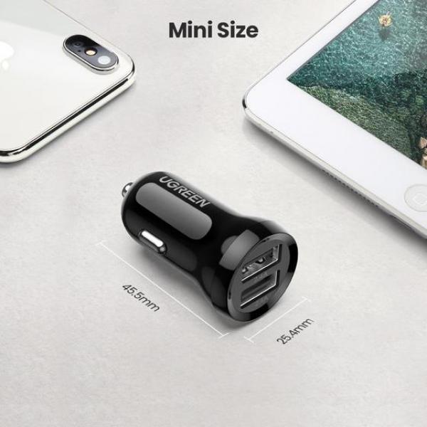 UGREEN Dual USB Car Mini Charger