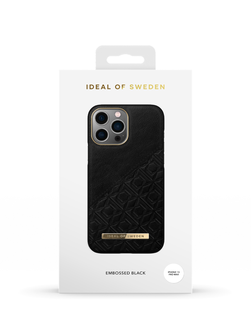 iDeal of Sweden Atelier iPhone 13 Pro Max (Embossed Black)