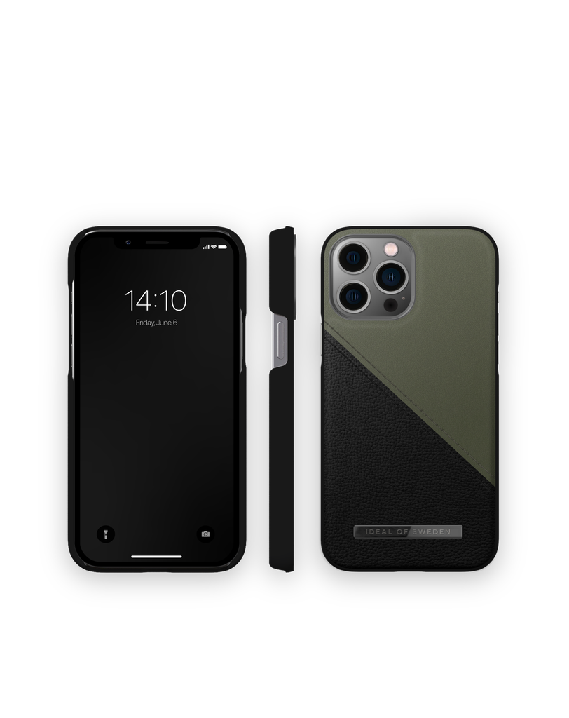 iDeal of Sweden Atelier iPhone 13 Pro Max (Onyx Black Khaki)